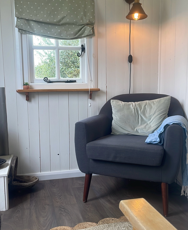 Inside of Shephards Hut Counselling space